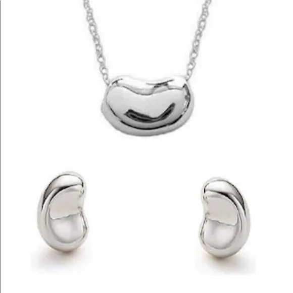 Tiffany & Co. Jewelry - SOLD💯% Authentic Tiffany & Co Elsa Peretti® Bean® Necklace and Earrings Set✨